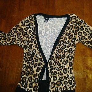 Rue 21 Cheetah print cardigan